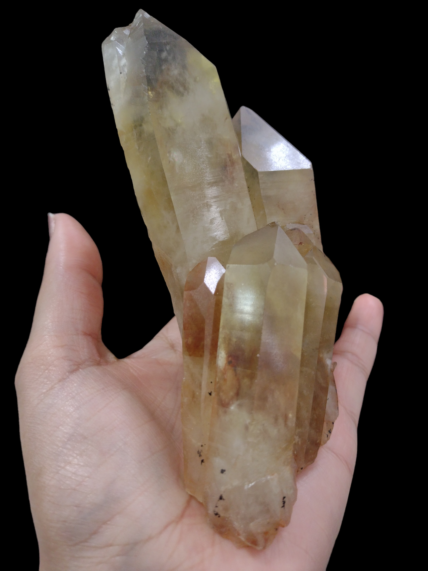 Natural Citrine Cluster N194. ( Free Shipping )