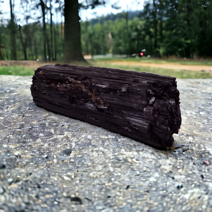 Black Tourmaline Stone N266. ( Free Shipping )