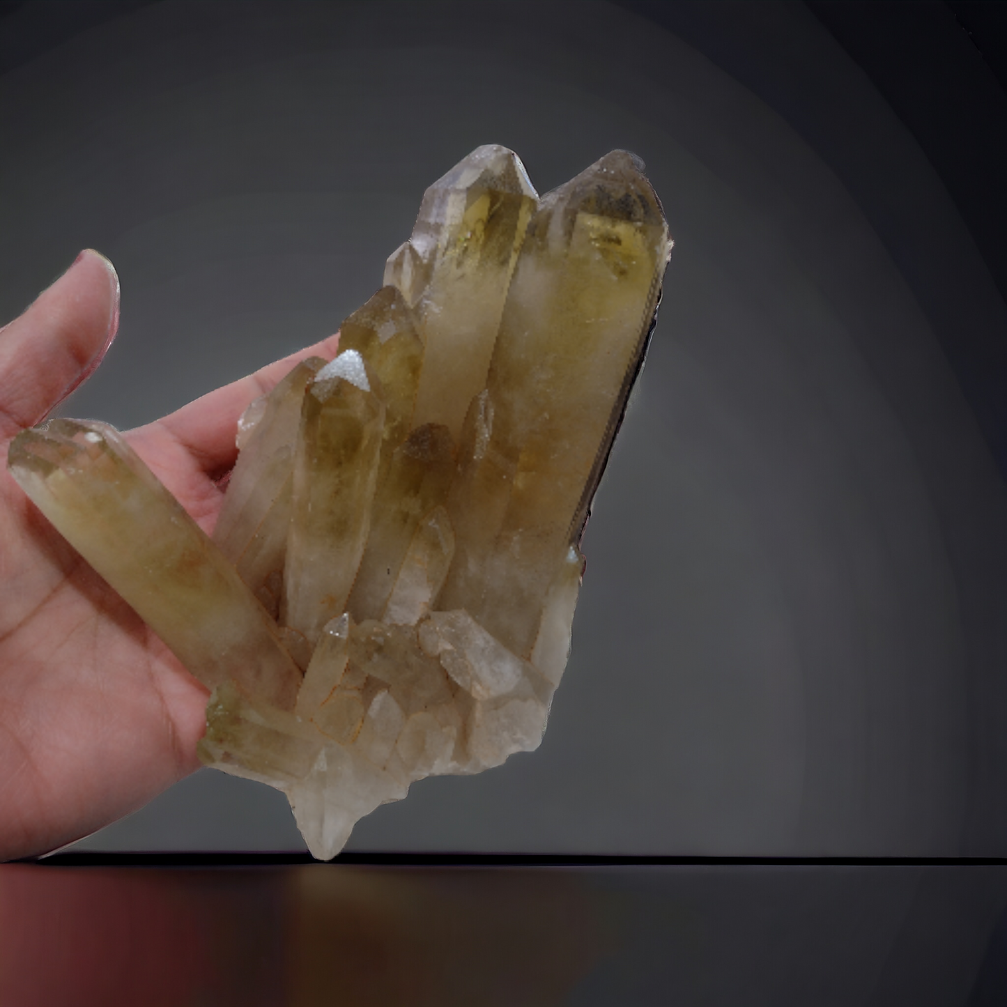 Natural Citrine Cluster N282 ( Free Shipping )