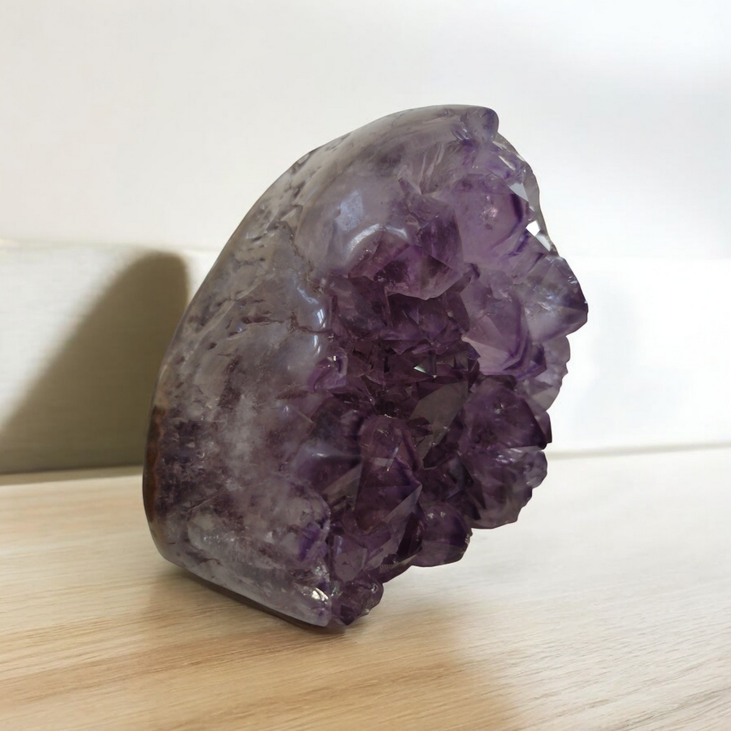 Amethyst Polished Geode N351 ( Free Shipping )