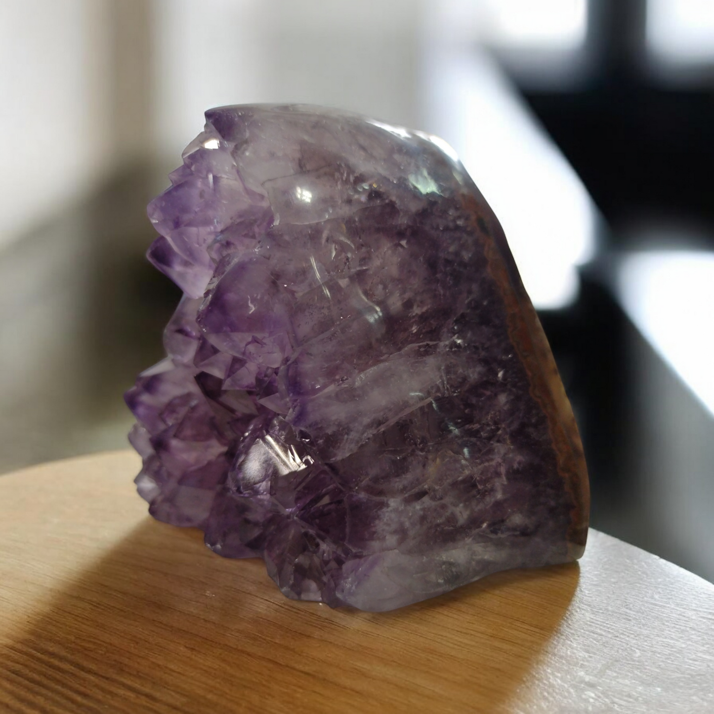 Amethyst Polished Geode N351 ( Free Shipping )
