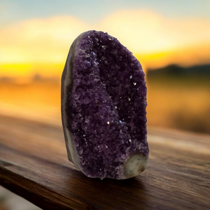 Amethyst Geode Uruguay N365  ( Free Shipping )