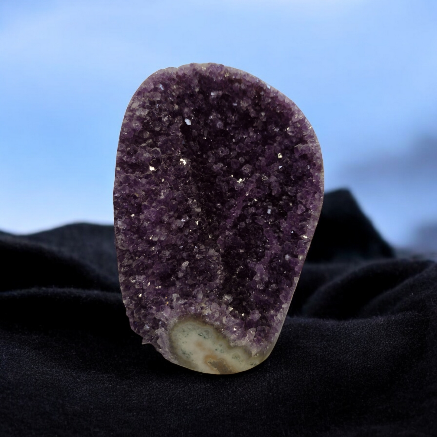 Amethyst Geode Uruguay N365  ( Free Shipping )