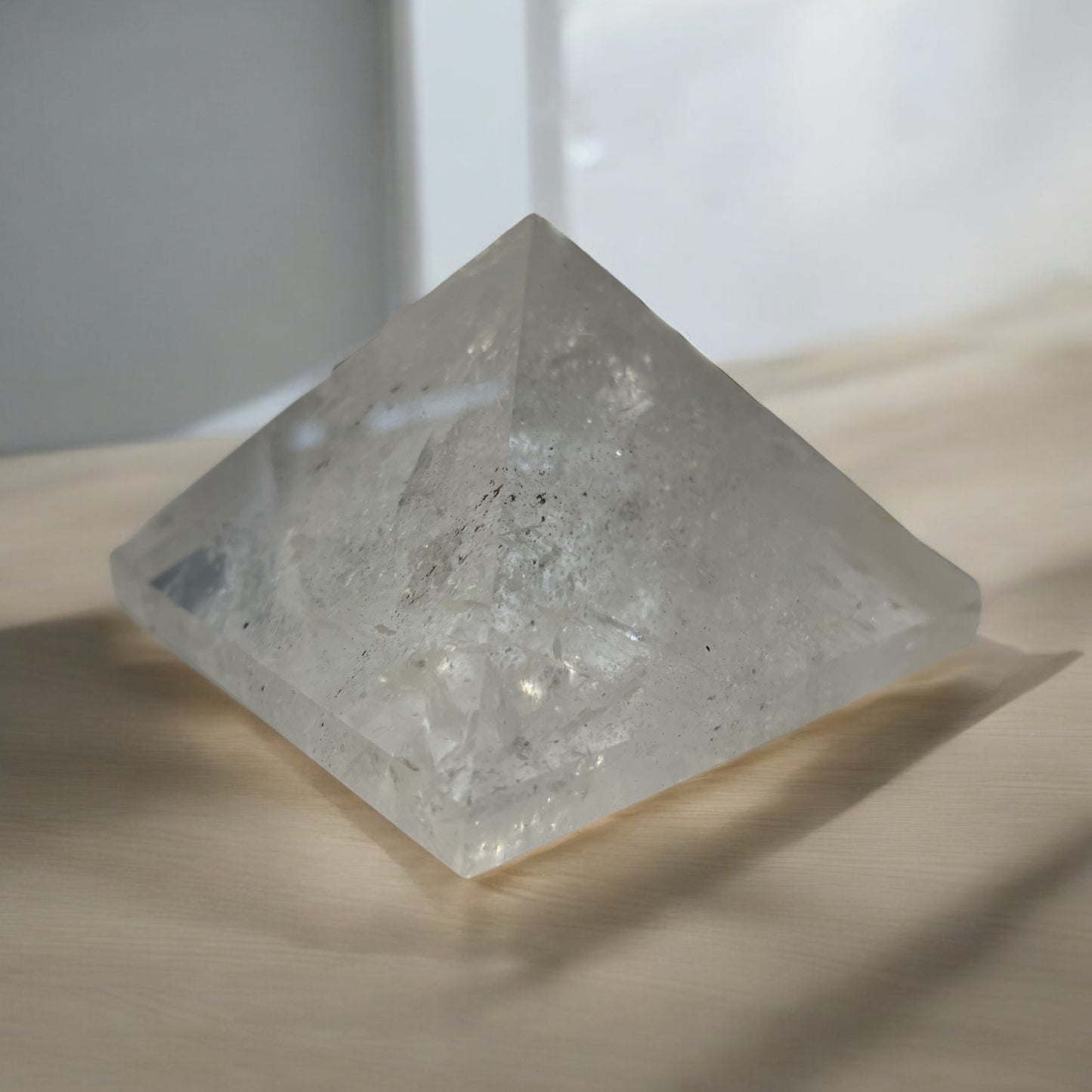 Clear Quartz Pyramid 3.8 inch N319 ( Free Shipping )