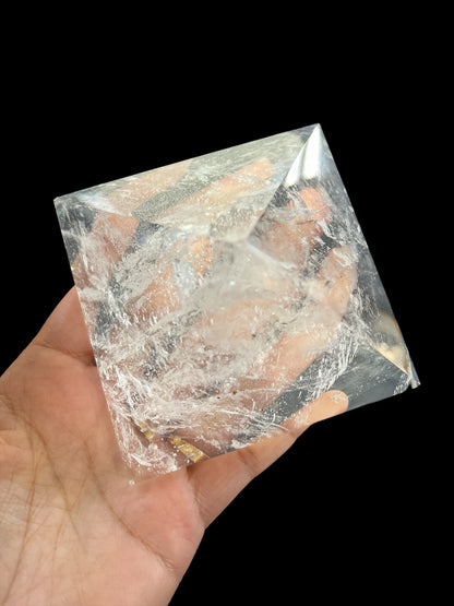 Clear Quartz Pyramid 3.8 inch N319 ( Free Shipping )