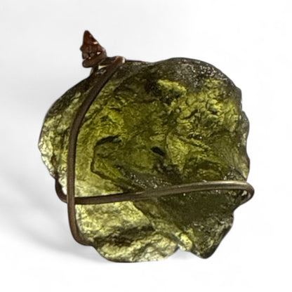 Moldavite (Olive Green) 3.742 Gms Pendant N379