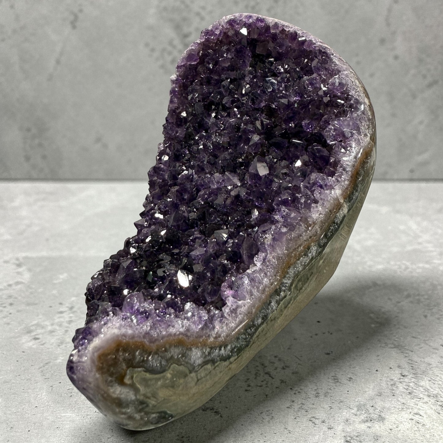 Amethyst Geode Polished from Uruguay (N490)