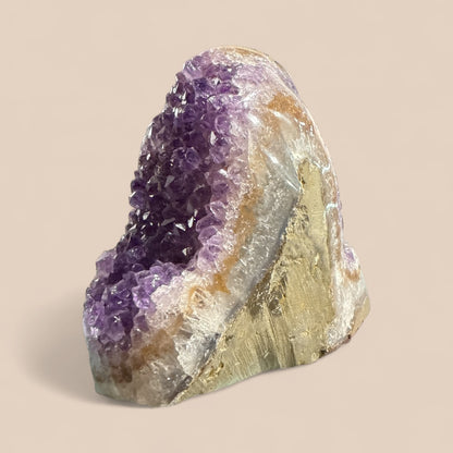 Rare Double sided (Twin formation) Amethyst Geode N467