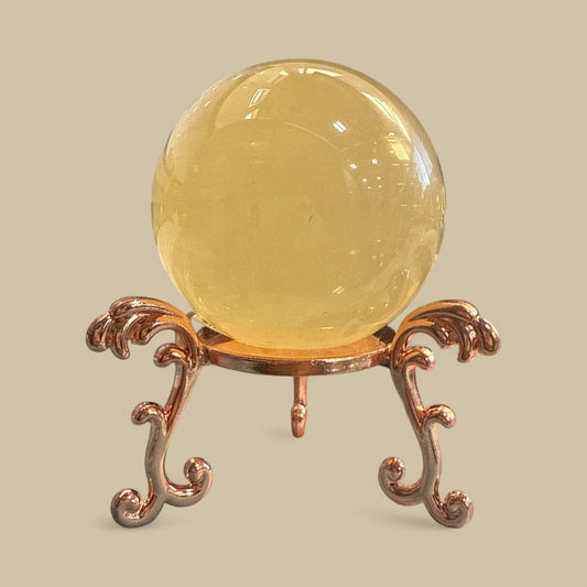 Honey Calcite Sphere N419
