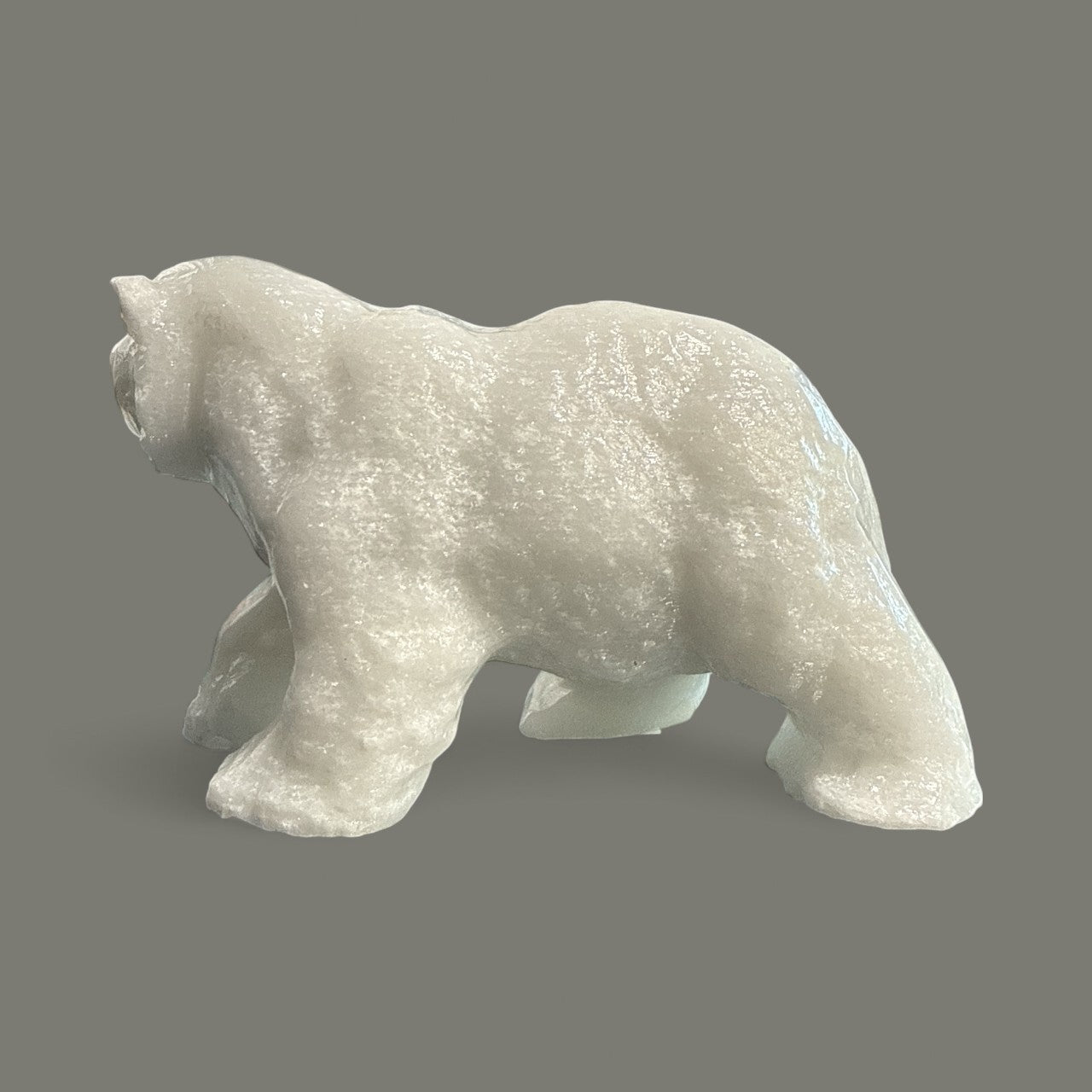 Calcite Bear Sculpture N427