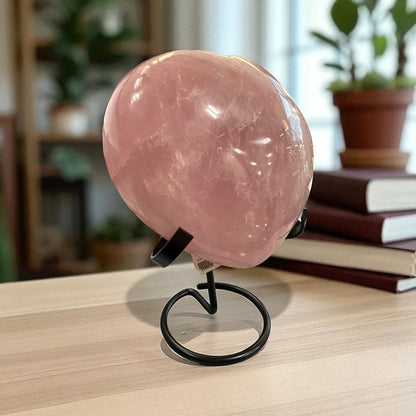 Genuine Heart shaped Rose quartz