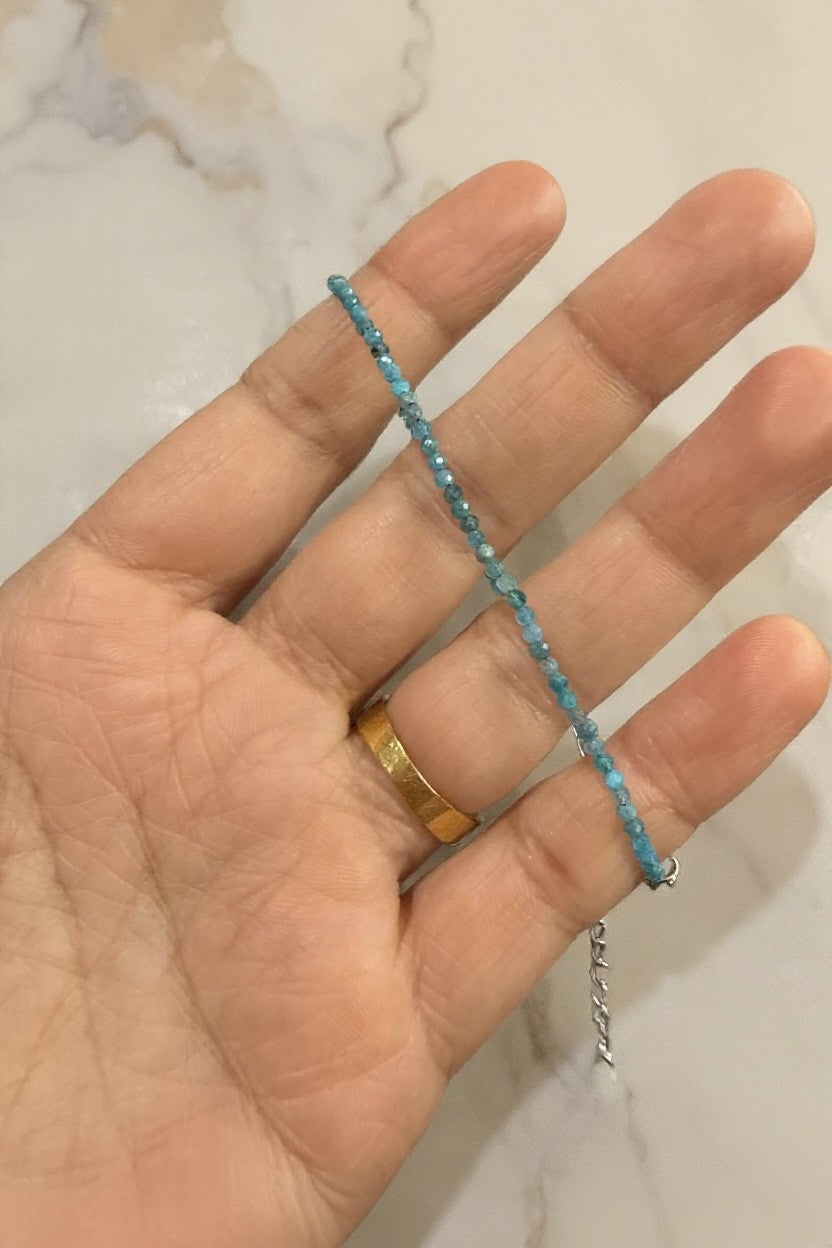 Apatite bracelet adjustable N456