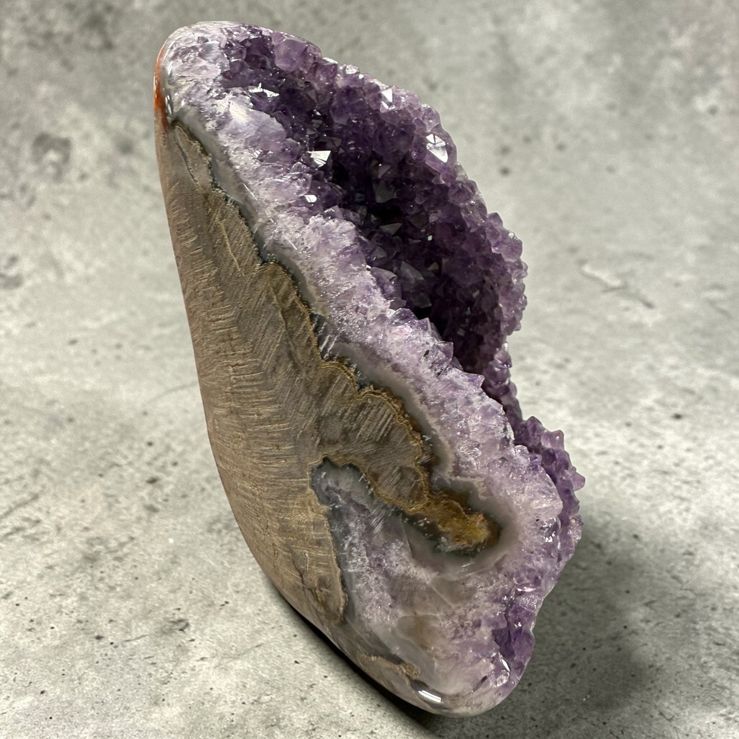Amethyst Geode Polished from Uruguay (N495)