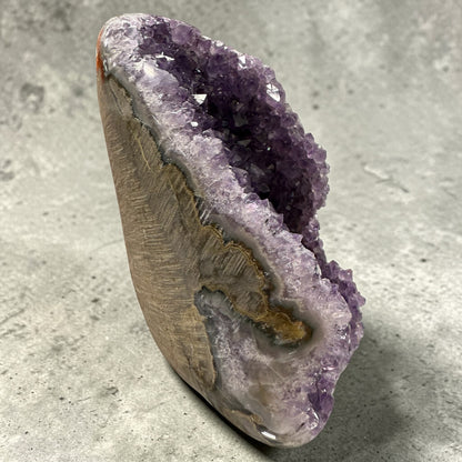 Amethyst Geode Polished from Uruguay (N495)