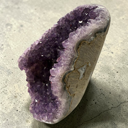 Amethyst Geode Polished from Uruguay (N495)