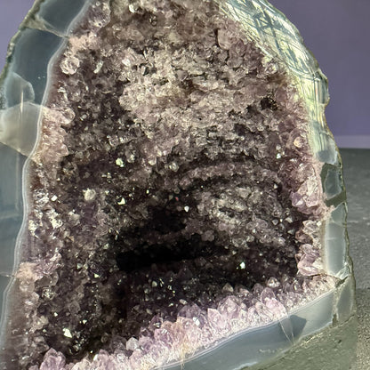 Amethyst Geode Polished from Brazil (Shipping included)  N508