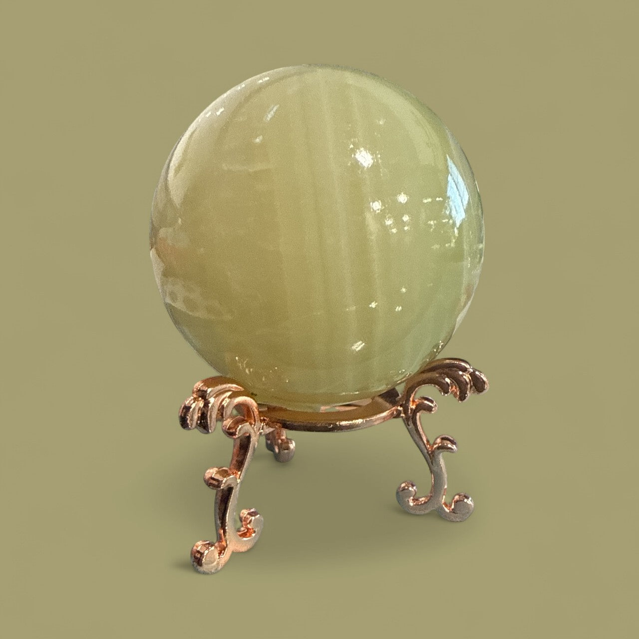 Green Jade Sphere N425