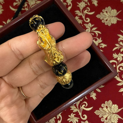 Genuine Feng Shui Bracelet 10mm with Adjustable Strings (Free shipping)