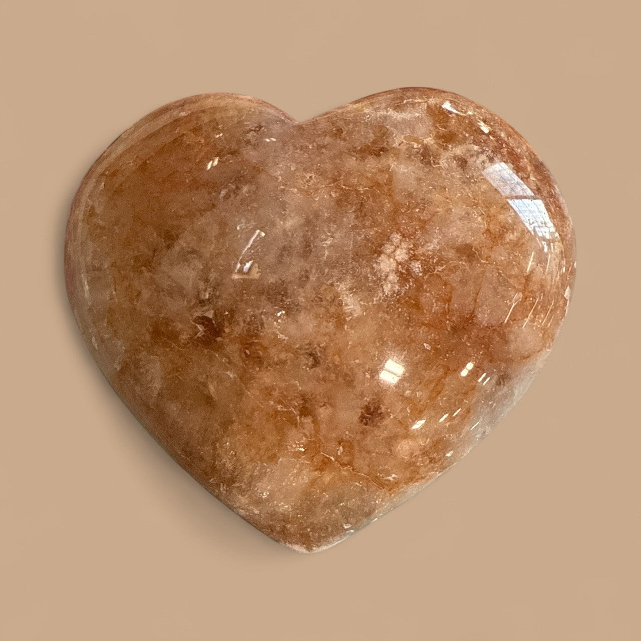 Genuine Heart Shaped flower Agate N409