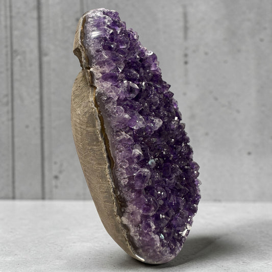 Amethyst Geode Polished from Uruguay (N497)