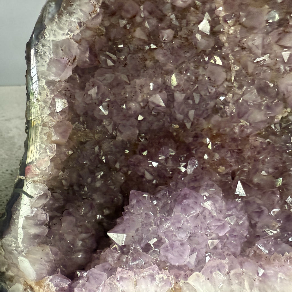 Amethyst Geode Polished from Brazil (Shipping included) N510