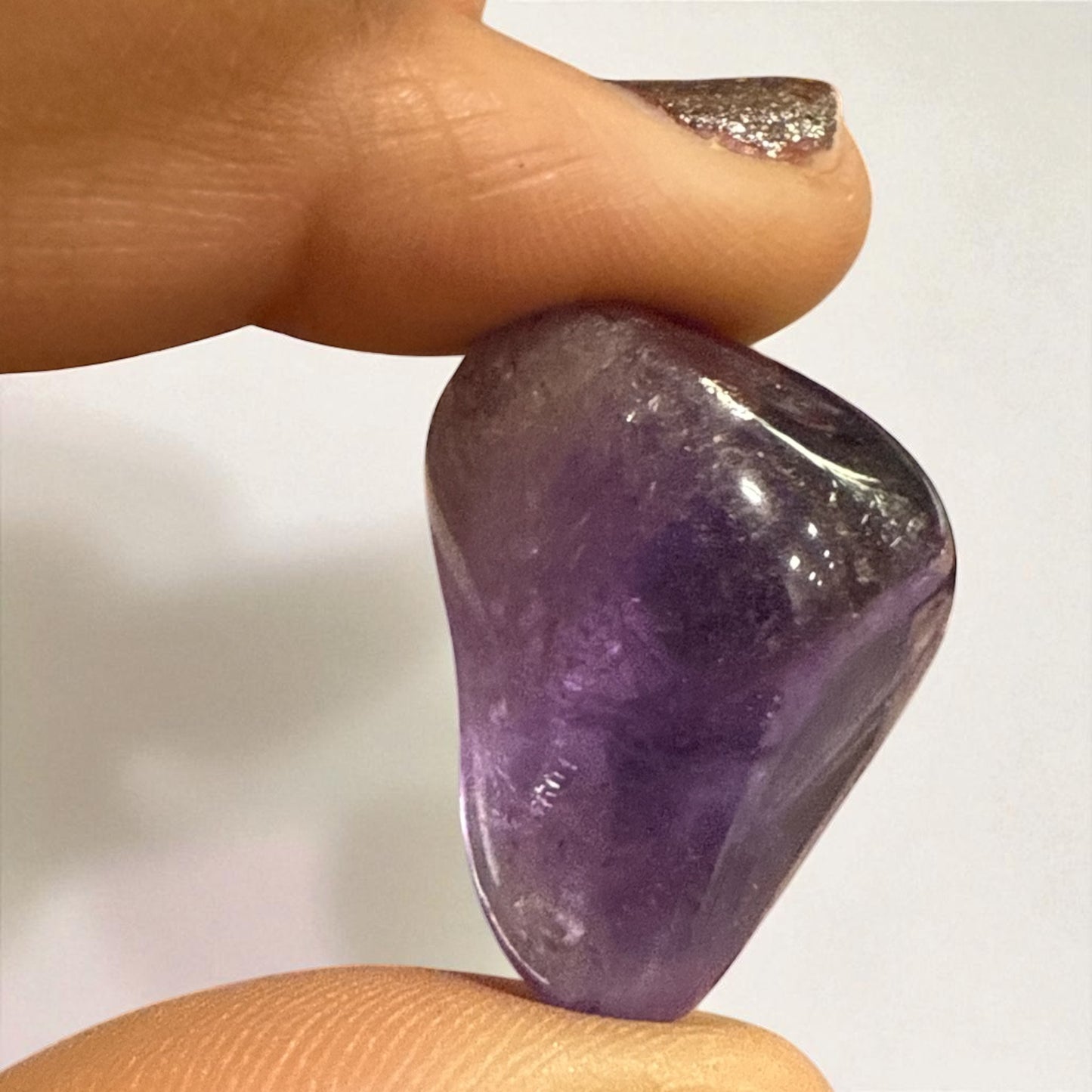 Natural Amethyst Tumble Stones (5 Pieces) (free shipping)