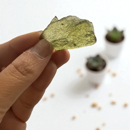 Moldavite (Olive Green) 7.014 Gm N374