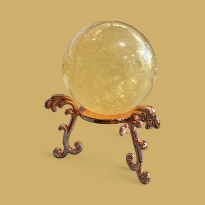 Honey Calcite Sphere N419