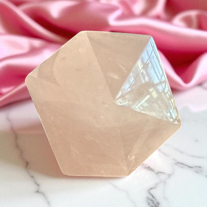 Genuine Rose quartz Tower