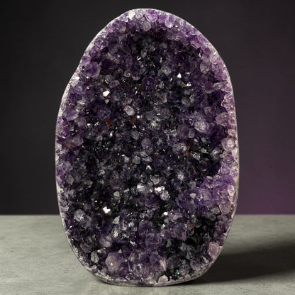 Amethyst Geode Polished from Uruguay (N491)