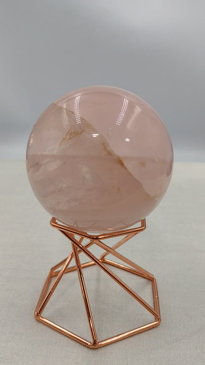 Rose Quartz Sphere Crystals N172.( Free Shipping )