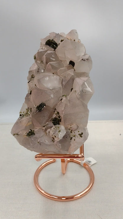 Epidote with Quartz Specimen N80 . ( Free Shipping )