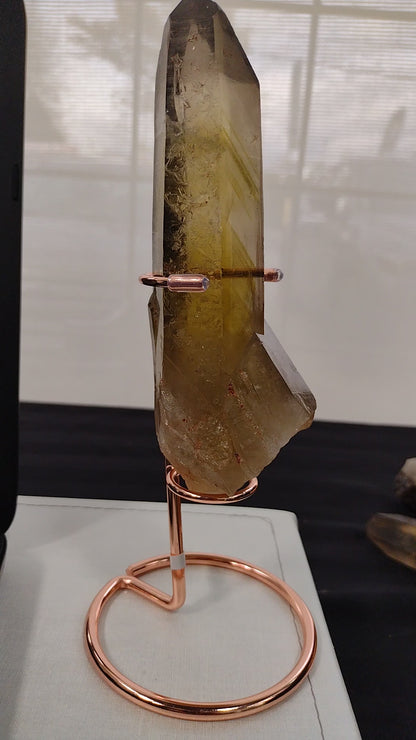 Natural Citrine Point with Phantom N193. ( Free Shipping )