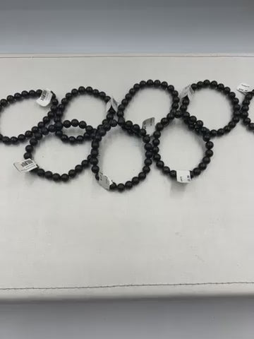 Shungite Bracelet for EMF (Electromagnetic Frequency) protection 8mm (Free Shipping )